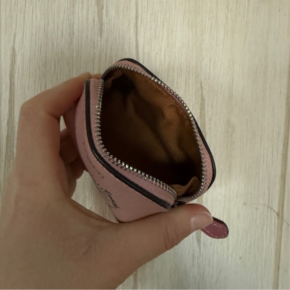 Coach Pink Floral Women's Small Pouch - Picture 6 of 6